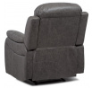 Polohovací křeslo, šedá, látka vintage, TV-4086 GREY