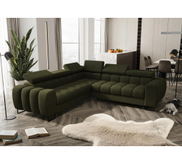 Rohová sedací souprava ASPEN MAX 260x260 cm - zelená , levá