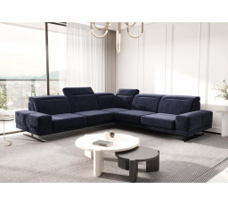 Rohová sedací souprava FIORE MAX 265x265 cm - modrá