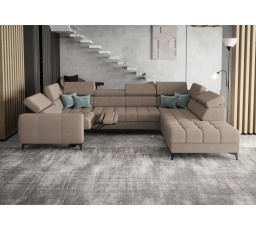 Rohová sedací souprava PORTO MAX I , relax 225X350X193 cm - pravá, volitelný odstín