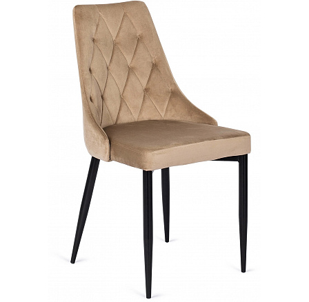 Židle CORK Béžová Sametová