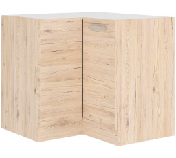 Dolní rohová skřínka BORDIX - 89x89 DN 1F BB, Dub / Dub