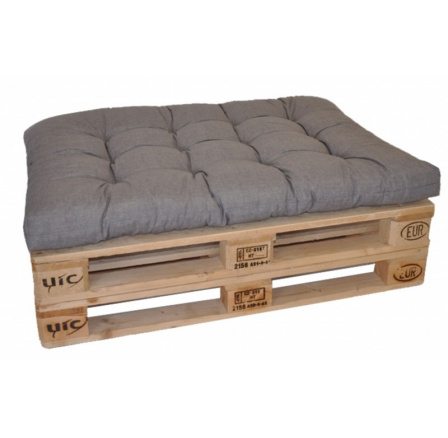 Sedák na paletu 120x80 šedý melír Sedák na paletu 120x80 šedý melír