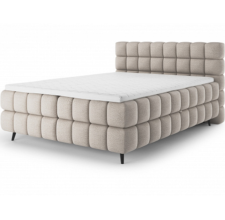 Čalouněná postel - boxspring SABENO 160x200, Royal 18