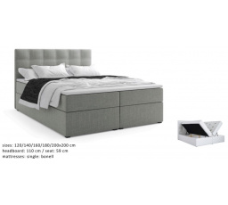 Kontinentální postel Slim 140x200