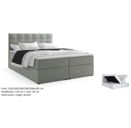 Kontinentální postel Slim 140x200