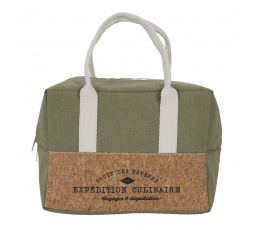 Taška na oběd Refreshing Cork 3l zelená