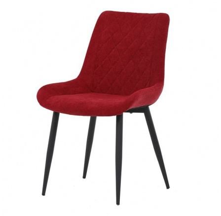 Jídelní židle, červená, látka, DCL-218 RED2