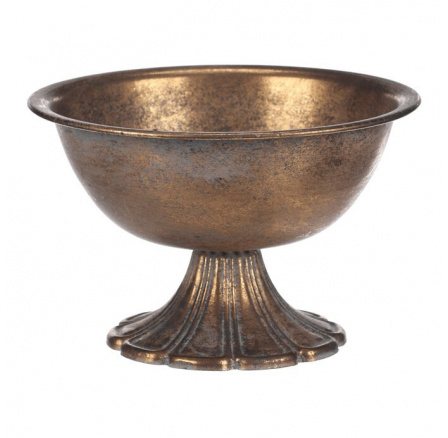 Kalich kovový - větší, široký, barva zlatá Kalich kovový - větší, široký, barva zlatá