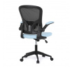 Kancelářská židle, houpací mechanismus, modrá, KA-V317 BLUE