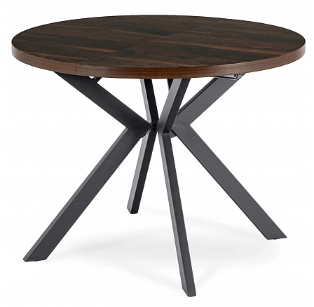 Stůl LUKAS Rozkládací 100-250 cm Ořech/Černý