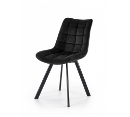 Jídelní židle K332 VELVET, Černý Bluvel 19/Černá