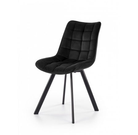 Jídelní židle K332, černá Velvet