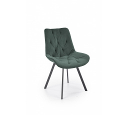 Jídelní otočná židle K519, Zelená/Černá
