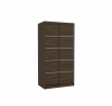 Posuvná skříň RIVA 100 Choco+Choco