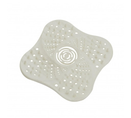 Silikonové sítko do umyvadla bílé