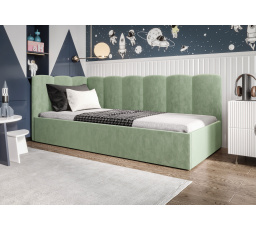 Postel SIMBA - zelená - T33, Levá strana