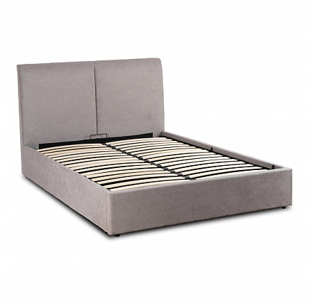 Postel 140x200 MARSYLIA s Úložným Prostorem Šedá