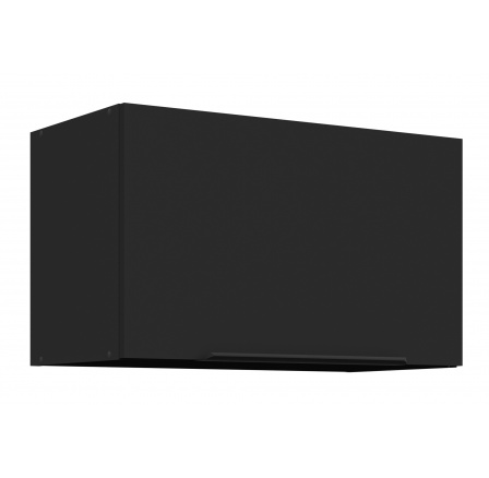Horní skřínka SIENA - 60 GU-36 1F, Černá mat/Černá mat Horní skřínka SIENA - 60 GU-36 1F, Černá mat/Černá mat