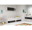 Postel CLASSIC s úložným prostorem 160 x 80, Bílá