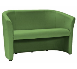 Pohovka TM-2, Zelená ekokůže EK-11/Wenge