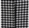 Křeslo MOSS v černobílé pepito 70x95 cm