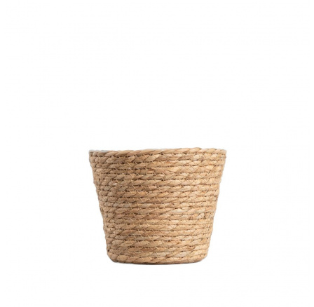 Držák na květináč LUMBO pletený přírodní 19x15 cm 735943