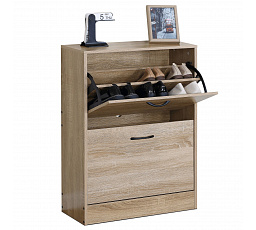 Botník, mdf, hnědá, ABO-G1014 OAK