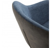 Jídelní židle, modrá, látka, DCH-Y1143 BLUE2