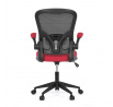 Kancelářská židle, houpací mechanismus, červená, KA-V317 RED
