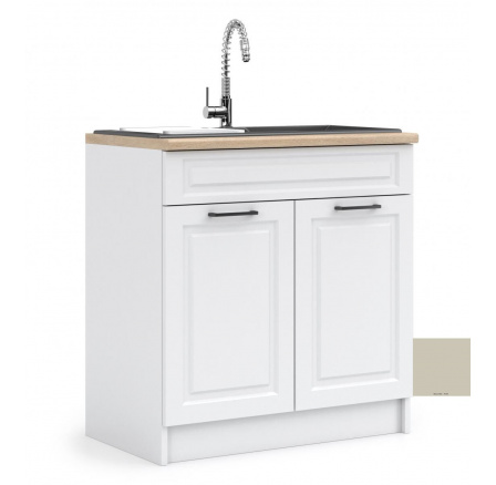 Kuchyňská dolní skříňka IRMA ZL80-2D1B, Stone Mat Kuchyňská dolní skříňka IRMA ZL80-2D1B, Stone Mat