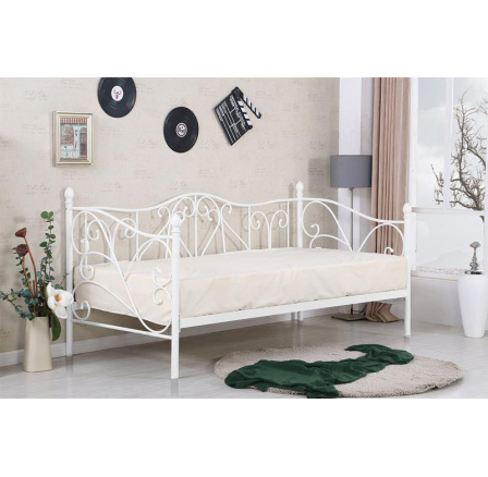 Postel SUMATRA 90x200 cm, Bílá Postel SUMATRA 90x200 cm, Bílá