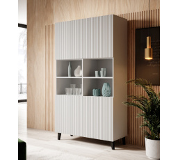 Regál PAFOS 100, Bílá Mat