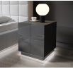 Noční stolek REJA, grafitový lesk