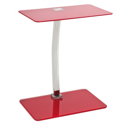 LIFTO ( LIFTOCZE )  odkládací stolek-sklo červené (S) (K150-Z)