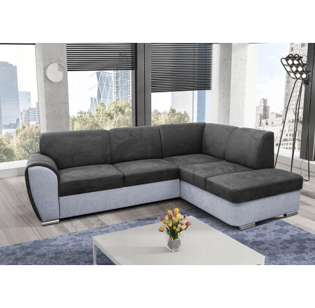 DORIAN (DORIS) - PRAVÁ sedací souprava - TMAVĚ ŠEDÁ/SVĚTLE ŠEDÁ Primo 96/Primo 88 bez dekoračních polštářků (FI) - kolekce "F" (K250) DORIAN (DORIS) - PRAVÁ sedací souprava - TMAVĚ ŠEDÁ/SVĚTLE ŠEDÁ Primo 96/Primo 88 bez dekoračních polštářků (FI) - kolekce "F" (K250)