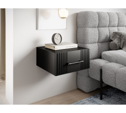 Noční stolek Raftt 40, Černý