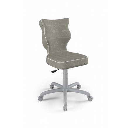 Židle kancelářská Petit, šedá Visto 03 velikost 6
