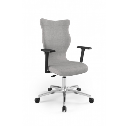 Křeslo kancelářské otočné  PERTO , Leštěný hliník Deco 18 velikost 7