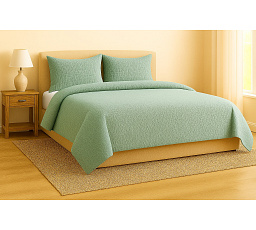 Francouzské mušelínové povlečení mint 240x220