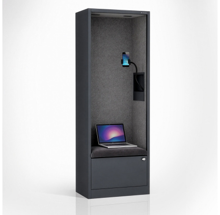 Sally 600mm korpus Antracitový - sedák Tmavě šedý