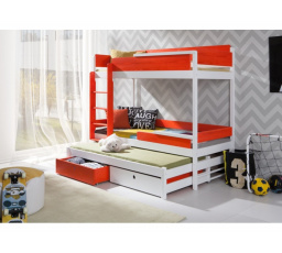 NATU III - patrová postel pro 3 děti
