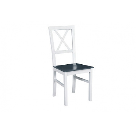 MIA 4D  (MILANO 4D) - jídelní židle celodřevěný sedák BÍLÁ - kolekce "DRE"  (K150-Z)