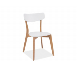 Jídelní židle MOSSO, dub/bílá