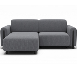 Rohová sedací souprava ACOSSTA - Levá, Calmora 05/Černá