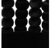 Židle BUBBLE BEAM velur černá s černými nohami 56.5x52x87 cm 873770