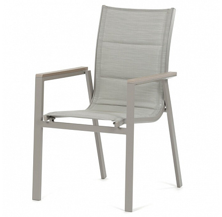 Zahradní židle, hliník, síťovina, béžová, AZC-S1110 GREY Zahradní židle, hliník, síťovina, béžová, AZC-S1110 GREY