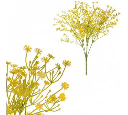 Gypsophila - umělá kytice, barva žlutá