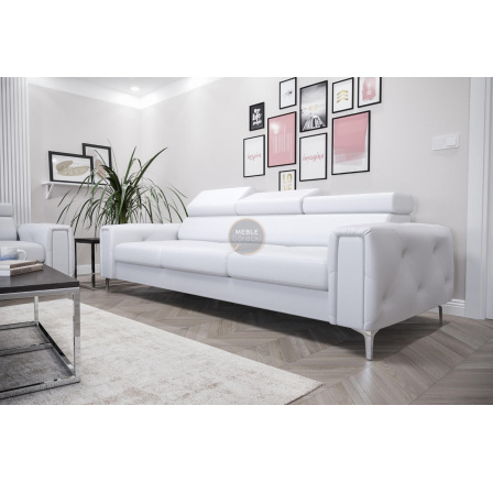 Sofa ORION III 255 cm přírodní kůže - bílá kůže Sofa ORION III 255 cm přírodní kůže - bílá kůže