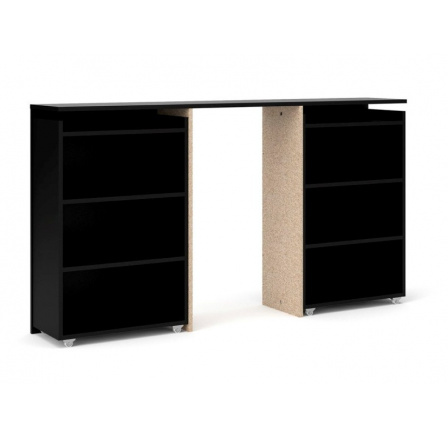 Čelo postele SIMPLICITY 134, Černý mat 